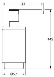 Дозатор жидкого мыла Grohe Selection 41218KF0 черный